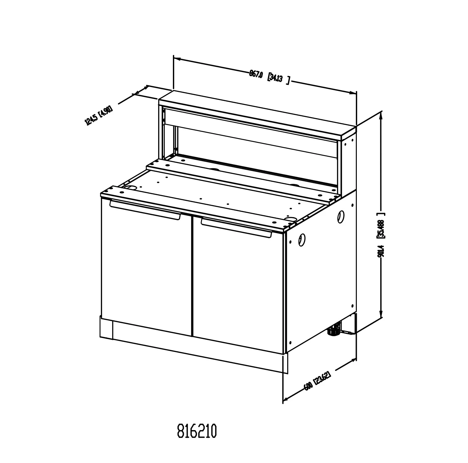 Baron Cabinet - 5 Burner - Image 2