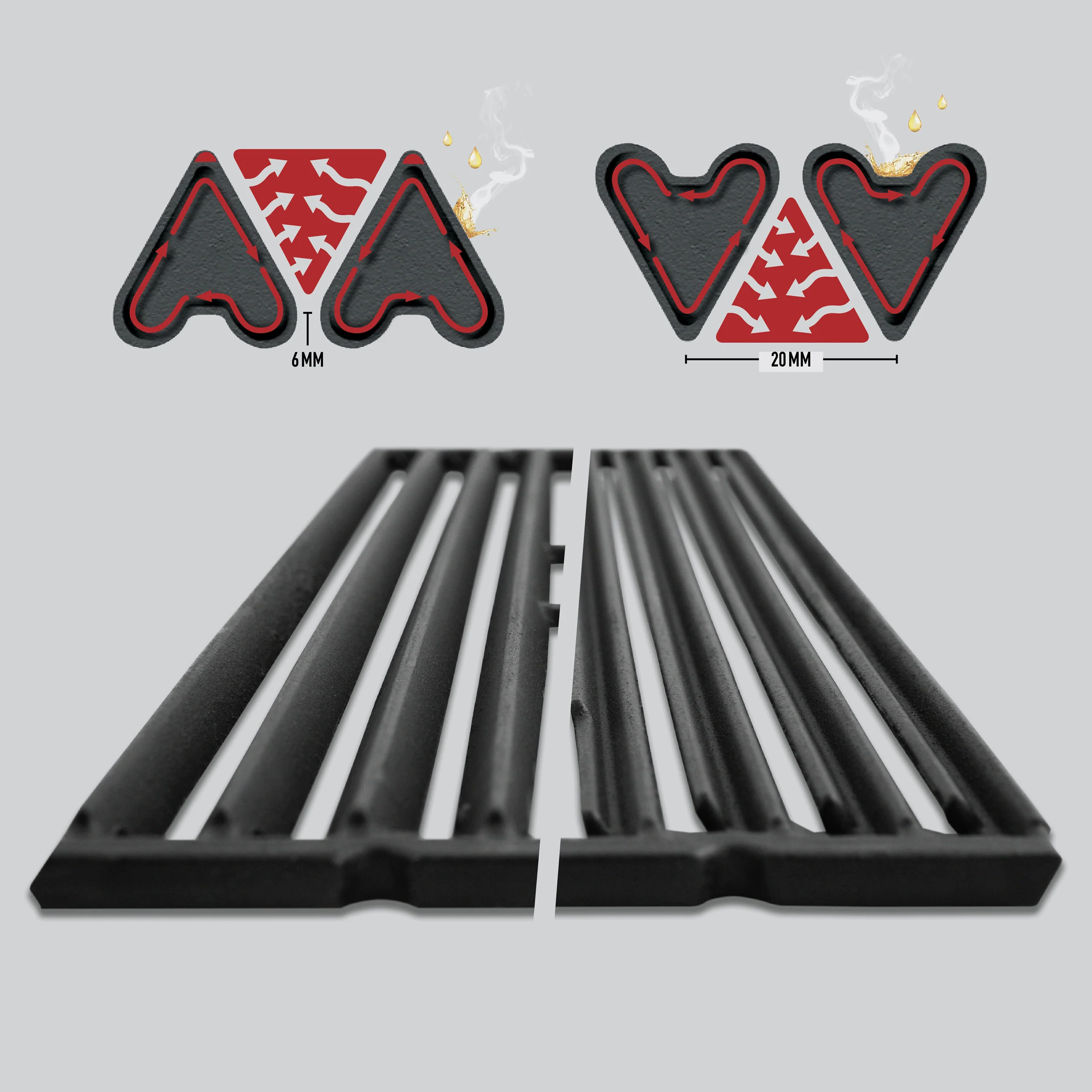 Baron / Crown Cast Iron Cooking Grids - Image 5