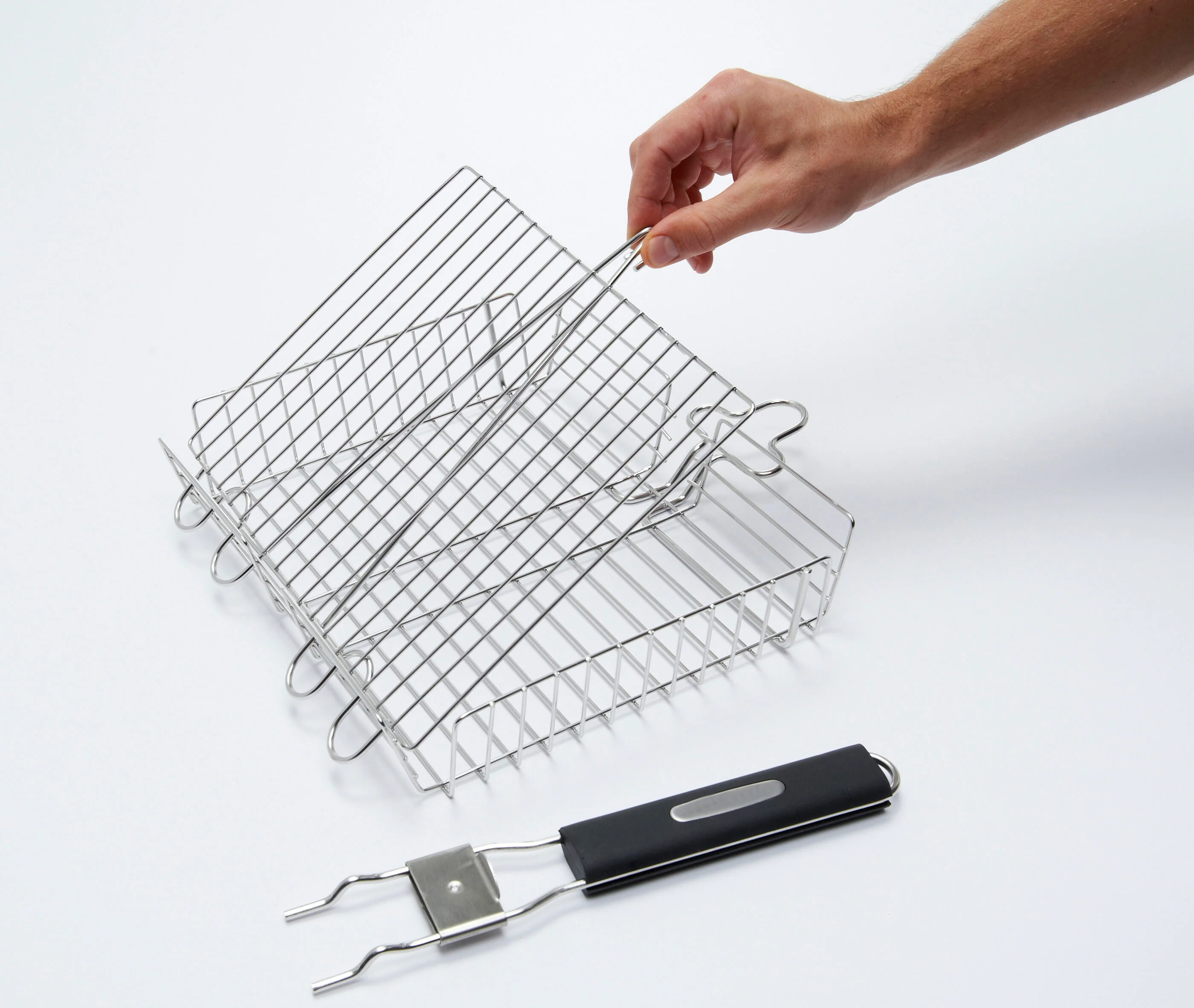 Detachable Handle Grill Basket - Image 3