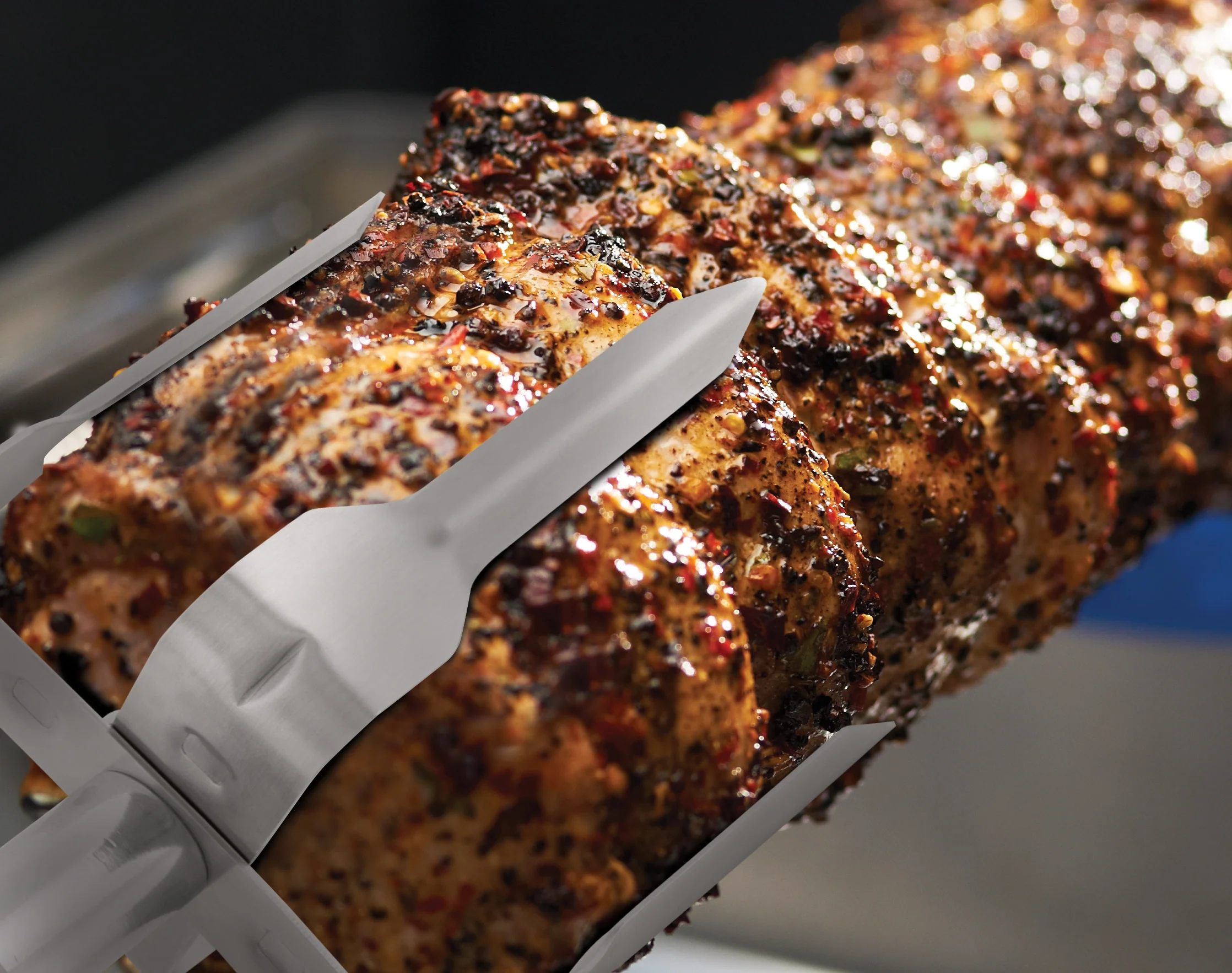 Stainless Steel Mega Rotisserie Forks - Image 4